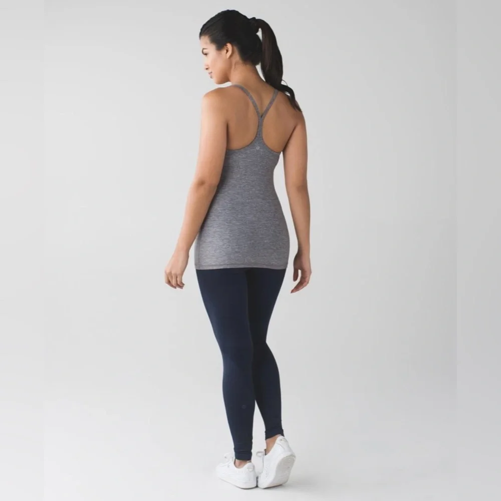 Gray Racerback Tank Top - Picture 3 of 9